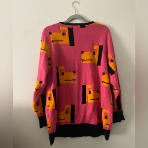 ONE SIZE Unisex Lazy Oaf Dog Print Sweater